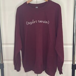 Unbranded “Taylor’s Version” crewneck sweatshirt